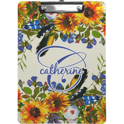 Sunflowers Clipboard (Letter Size) (Personalized)