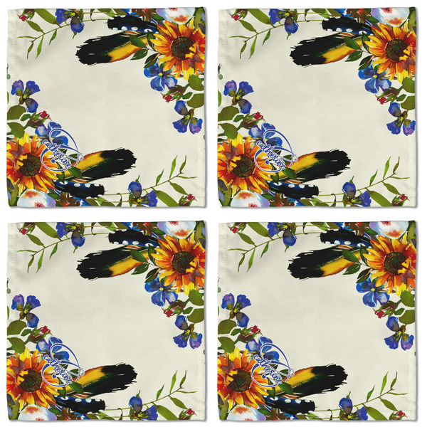 Sunflowers Cloth Napkins - Personalized Lunch (APPROVAL) Set of 4