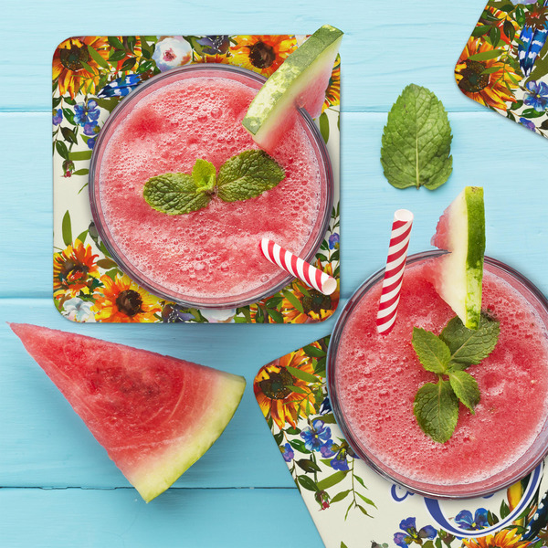 Sunflowers Coaster Set - LIFESTYLE