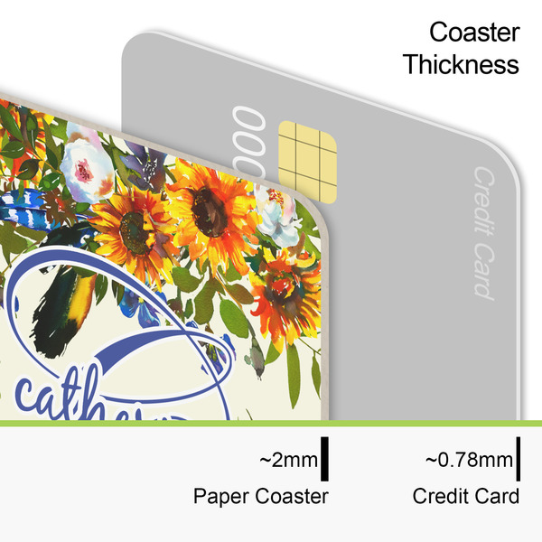 Sunflowers Coaster Thickness