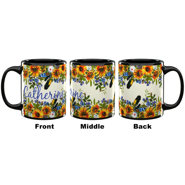 Sunflowers Coffee Mug - 11 oz - Black APPROVAL