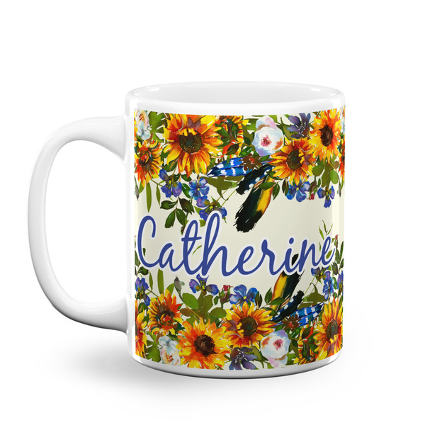 Custom Sunflowers Coffee Mug (Personalized)