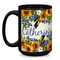 Sunflowers Coffee Mug - 15 oz - Black