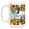 Sunflowers Coffee Mug - 15 oz - White