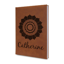 Sunflowers Leatherette Journal - Double Sided (Personalized)