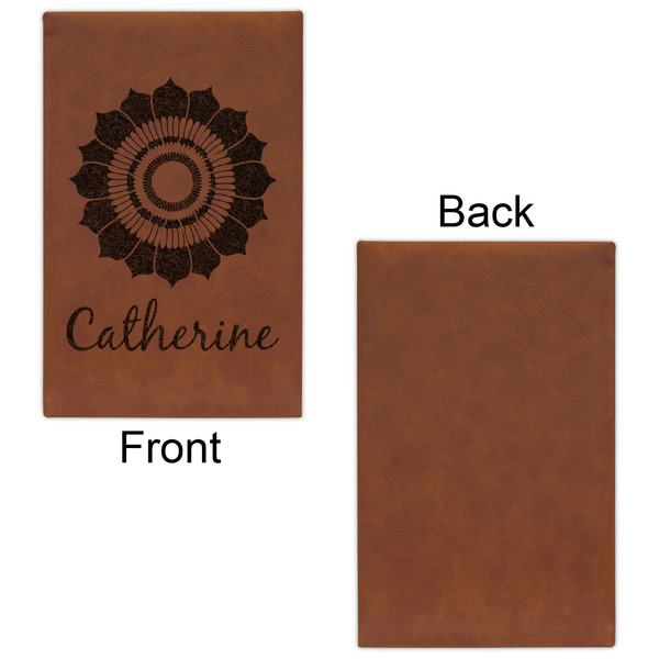 Sunflowers Cognac Leatherette Journal - Single Sided - Apvl