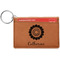 Sunflowers Leatherette Keychain ID Holder (Personalized)