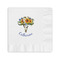 Sunflowers Coined Cocktail Napkins (Personalized)