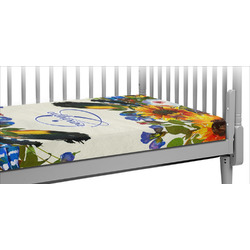 Sunflowers Crib Fitted Sheet (Personalized)