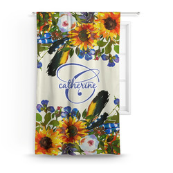 Sunflowers Curtain Panel - Custom Size (Personalized)