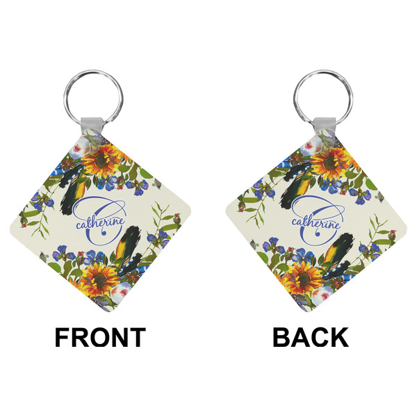 Sunflowers Diamond Keychain (Front + Back)
