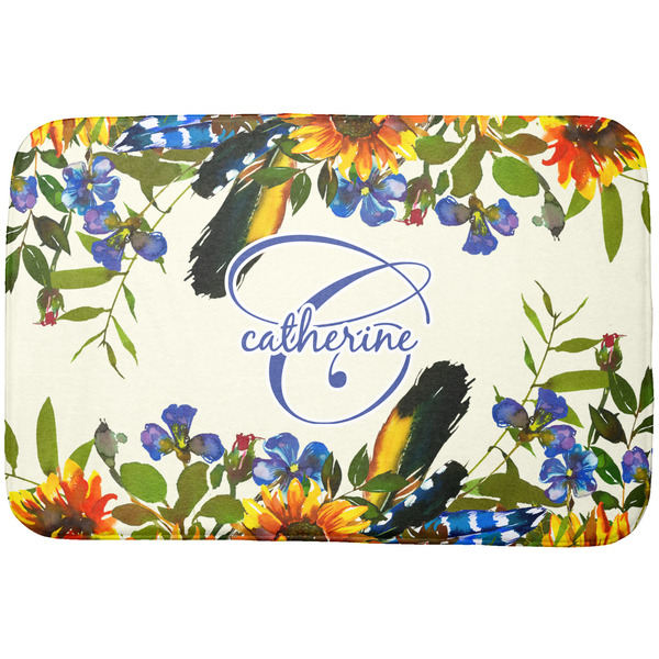 Custom Sunflowers Dish Drying Mat (Personalized)