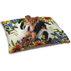 Sunflowers Dog Bed - Small w/ Name and Initial