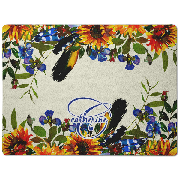 Sunflowers Dog Food Mat - Medium without bowls