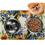 Sunflowers Dog Food Mat - Small w/ Name and Initial