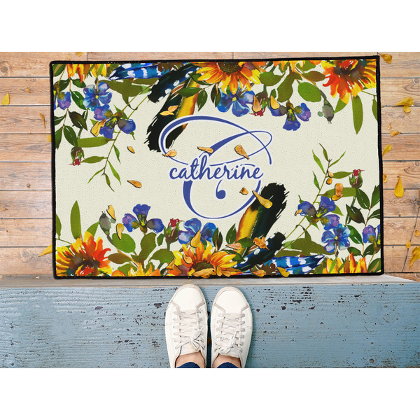 Sunflowers Door Mat - LIFESTYLE (Med)