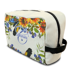 Sunflowers Toiletry Bag / Dopp Kit (Personalized)