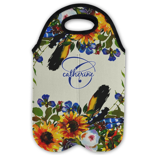Sunflowers Double Wine Tote - Flat (new)
