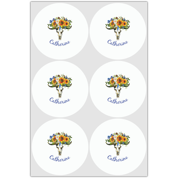 Sunflowers Drink Topper - Large - Set of 6