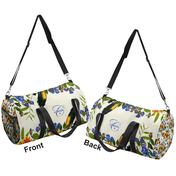 Sunflowers Duffle bag large front and back sides