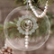 Sunflowers Engraved Glass Ornaments - Round-Main Parent