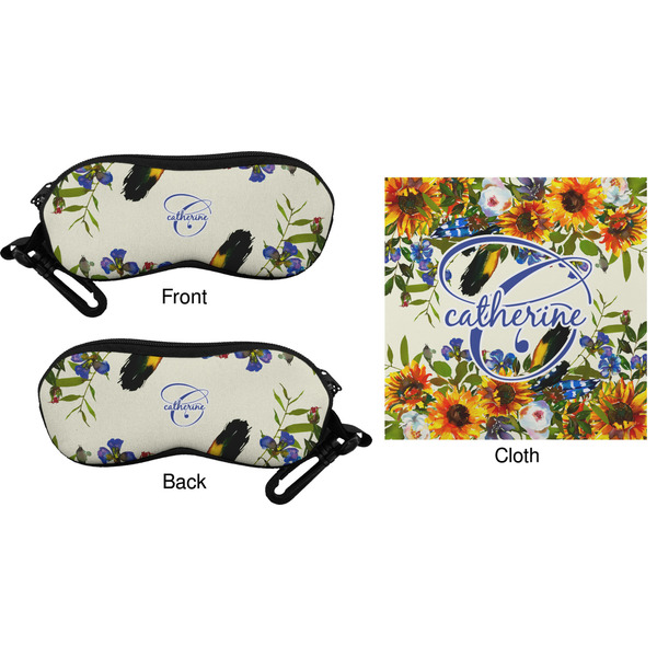 Sunflowers Eyeglass Case & Cloth (Approval)