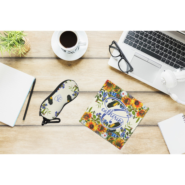 Sunflowers Eyeglass Case and Cloth Set - LIFESTYLE