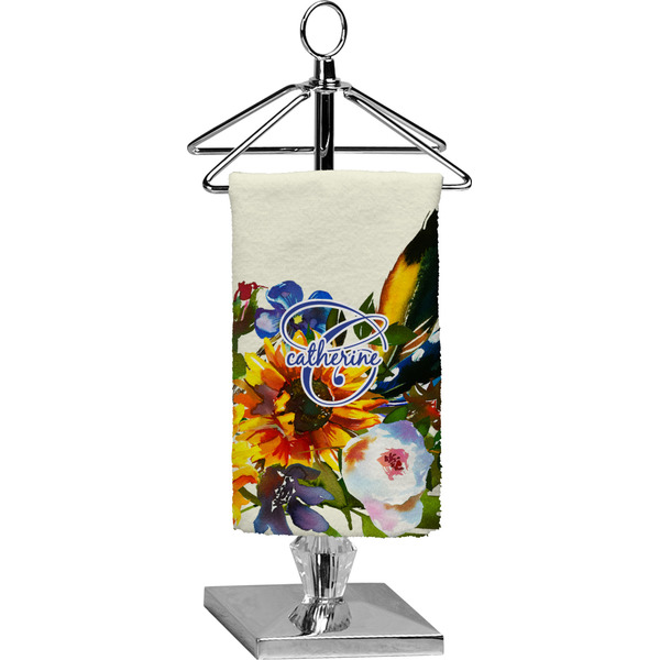 Custom Sunflowers Finger Tip Towel - Full Print (Personalized)