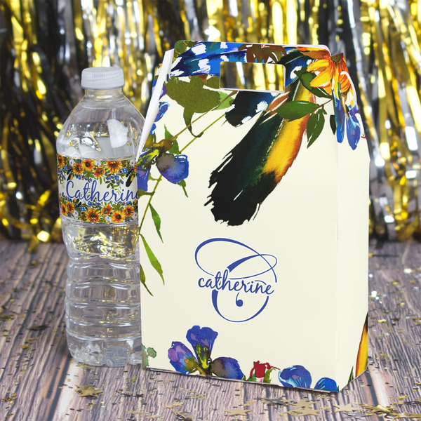 Sunflowers Gable Favor Box - In Context