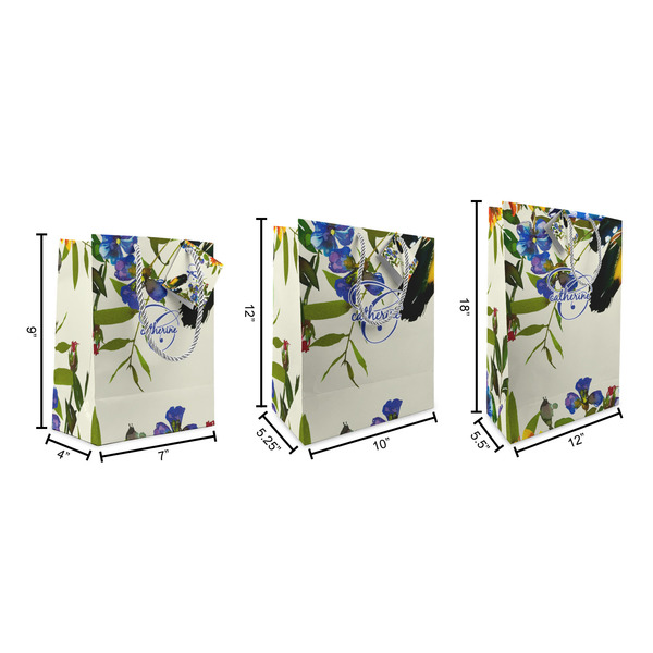 Sunflowers Gift Bags - All Sizes - Dimensions