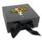 Sunflowers Gift Boxes with Magnetic Lid - Black - Front (angle)