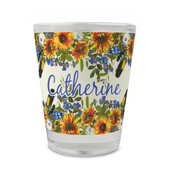 Sunflowers Glass Shot Glass - Standard - FRONT
