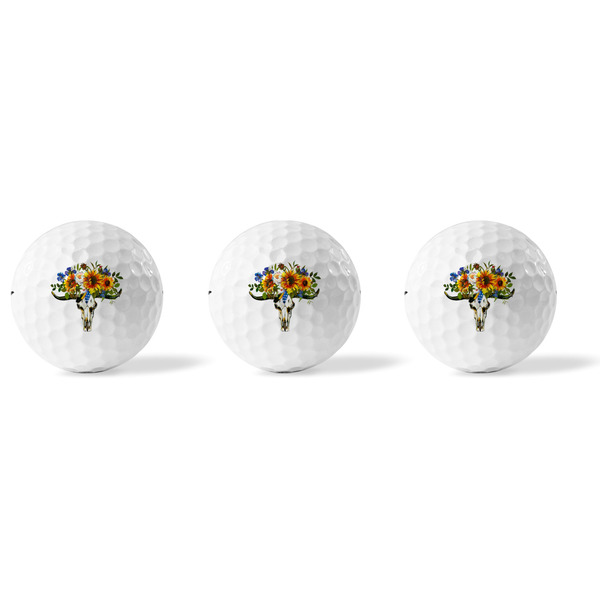 Sunflowers Golf Balls - Titleist - Set of 3 - APPROVAL