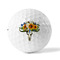 Sunflowers Golf Balls - Titleist - Set of 3 - FRONT