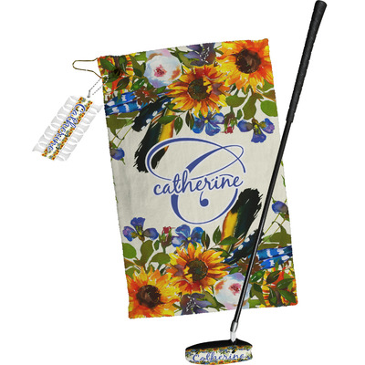 Sunflowers Golf Towel Gift Set (Personalized)