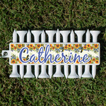Sunflowers Golf Tees & Ball Markers Set (Personalized)