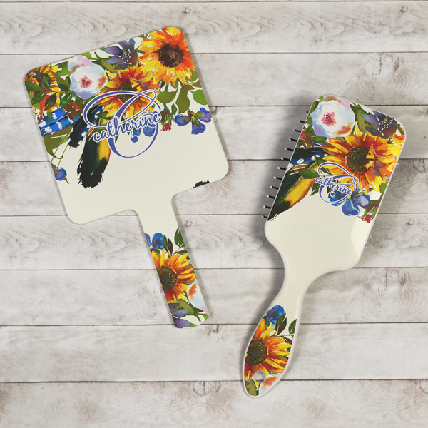 Sunflowers Hand Mirrors - In Context