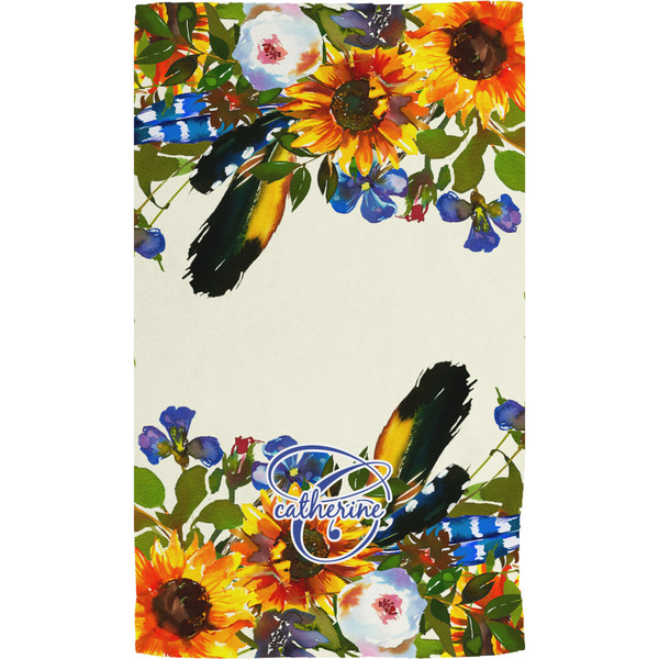 Sunflowers Hand Towel (Personalized) Full