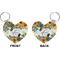 Sunflowers Heart Keychain (Front + Back)