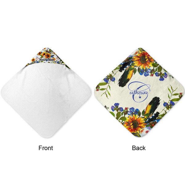 Sunflowers Hooded Baby Towel- Approval
