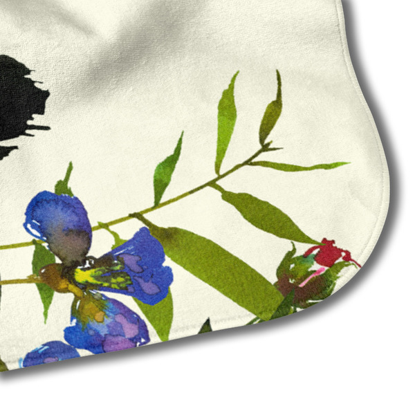 Sunflowers Hooded Baby Towel- Detail Corner