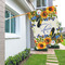 Sunflowers House Flags - Double Sided - LIFESTYLE
