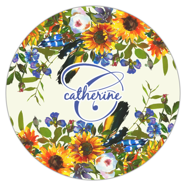 Sunflowers Icing Circle - Small - Single