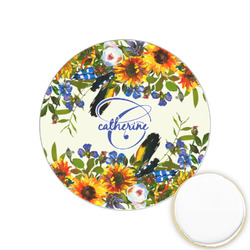 Sunflowers Printed Cookie Topper - 1.25" (Personalized)