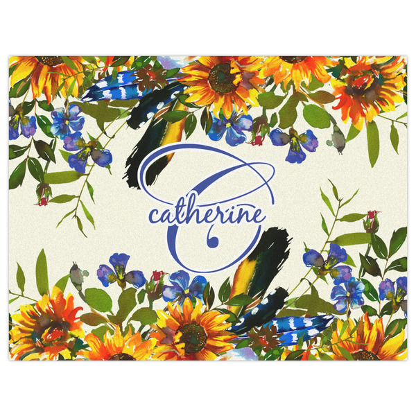 Sunflowers Indoor / Outdoor Rug - 6'x8' - Front Flat