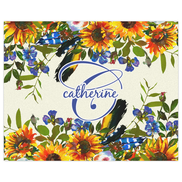 Sunflowers Indoor / Outdoor Rug - 8'x10' - Front Flat