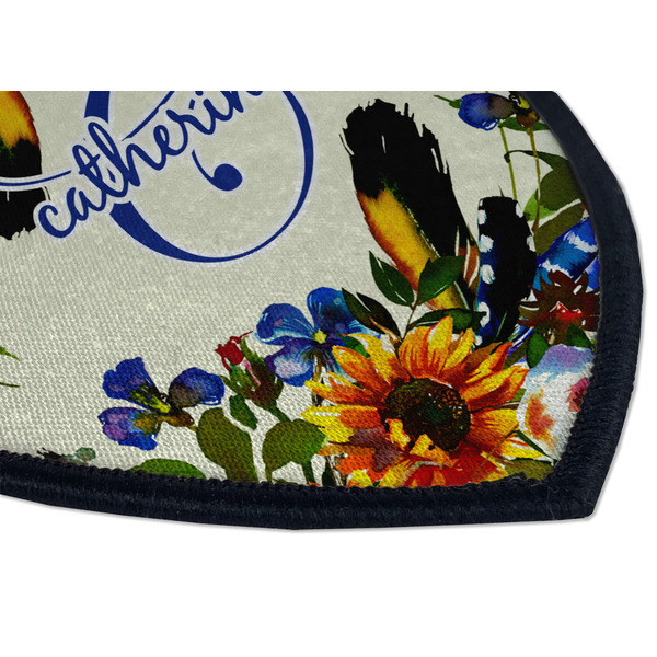 Sunflowers Iron on Shield 3 Detail