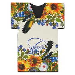 Sunflowers Jersey Bottle Cooler (Personalized)