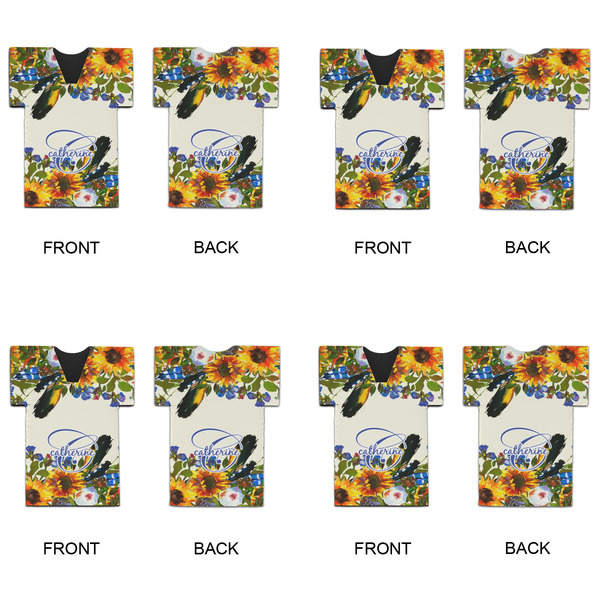 Sunflowers Jersey Bottle Cooler - Set of 4 - APPROVAL