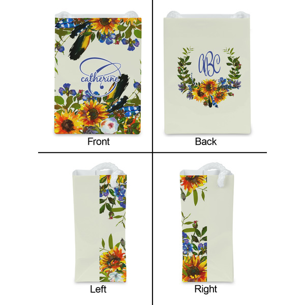 Sunflowers Jewelry Gift Bag - Matte - Approval